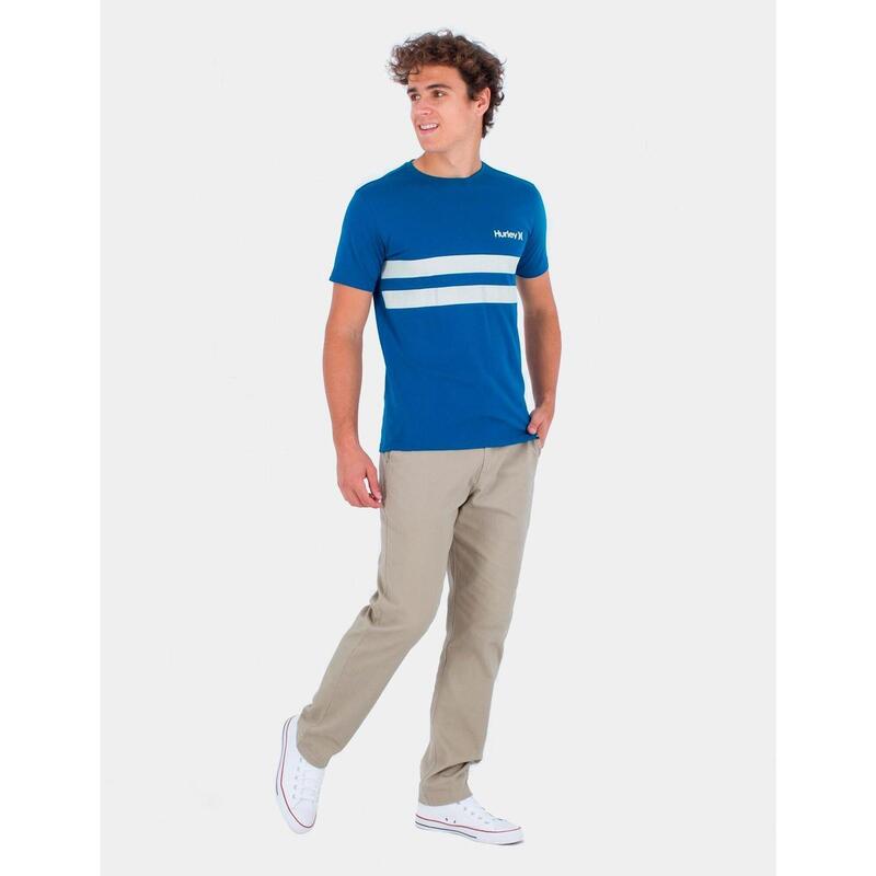 Camiseta Hombre Hurley Oceancare block party Azul