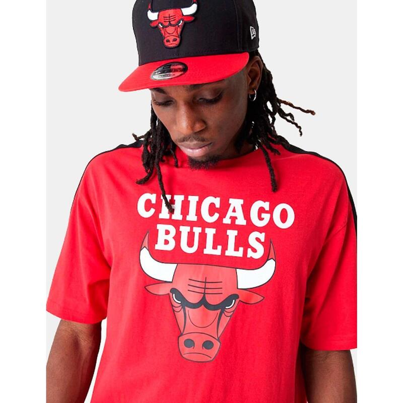 Camiseta NEW ERA COLOUR BLOCK CHICAGO BULLS - Fire Red