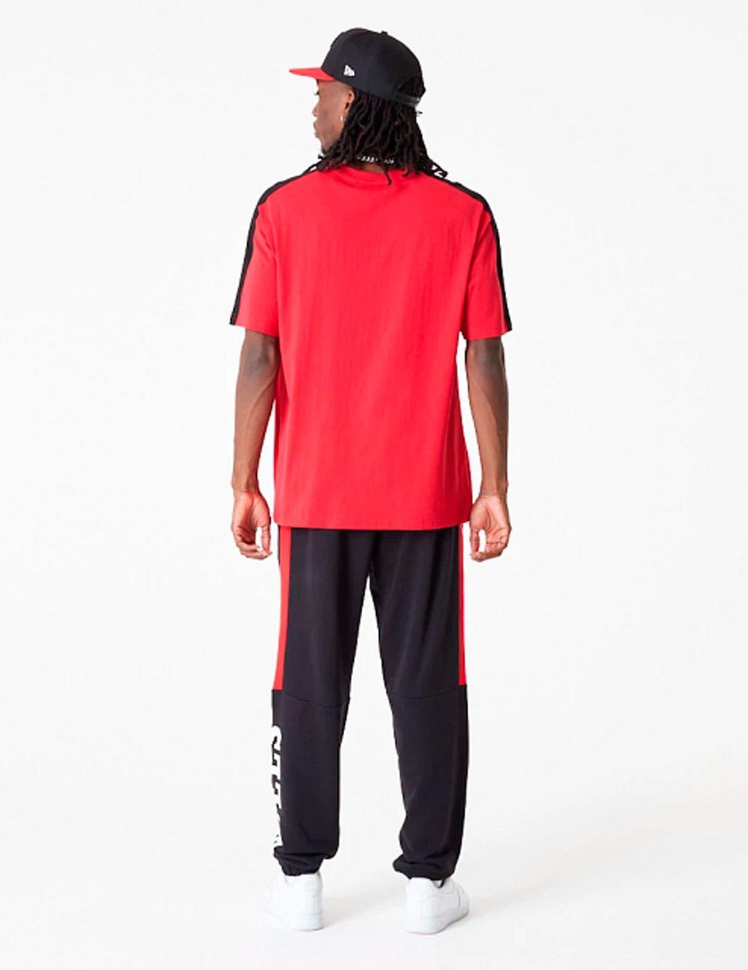 Camisetas para Hombre New era Block chicago bulls  Rojo 7/7