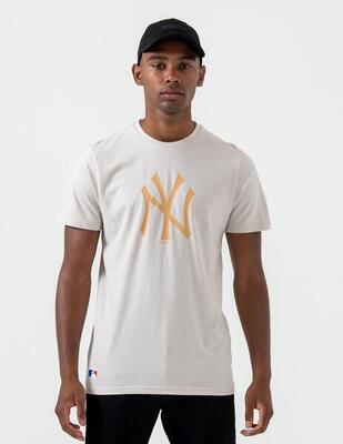 Camisetas para Hombre New era New york yankees Beige