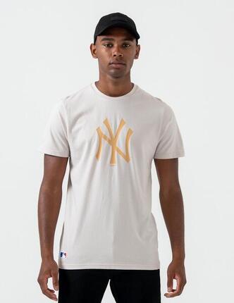 Camisetas para Hombre New era New york yankees Beige