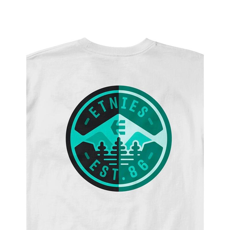 Camiseta Hombre Etnies 3 pines Blanco