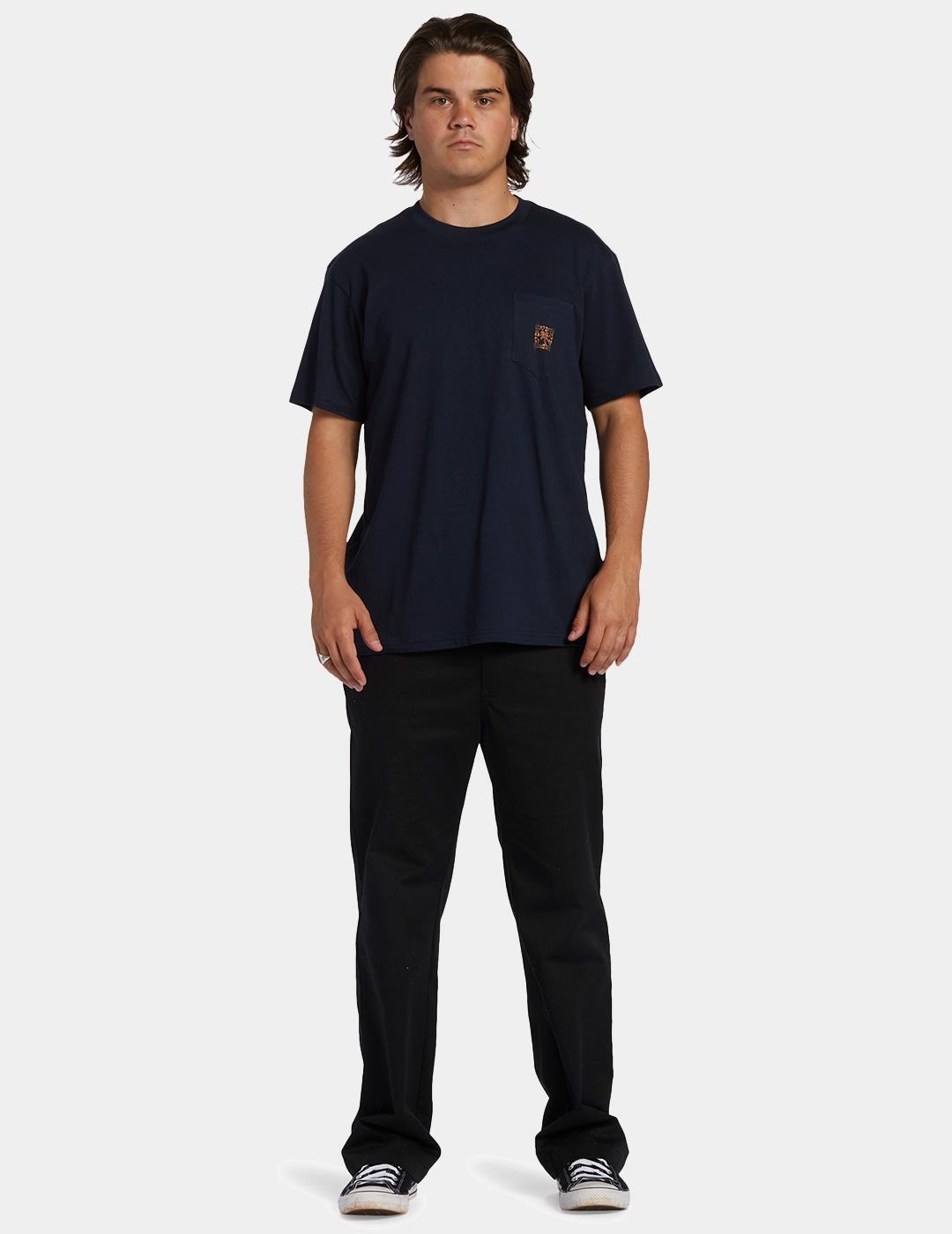 Camiseta para Hombre Billabong  troppo Azul 4/6