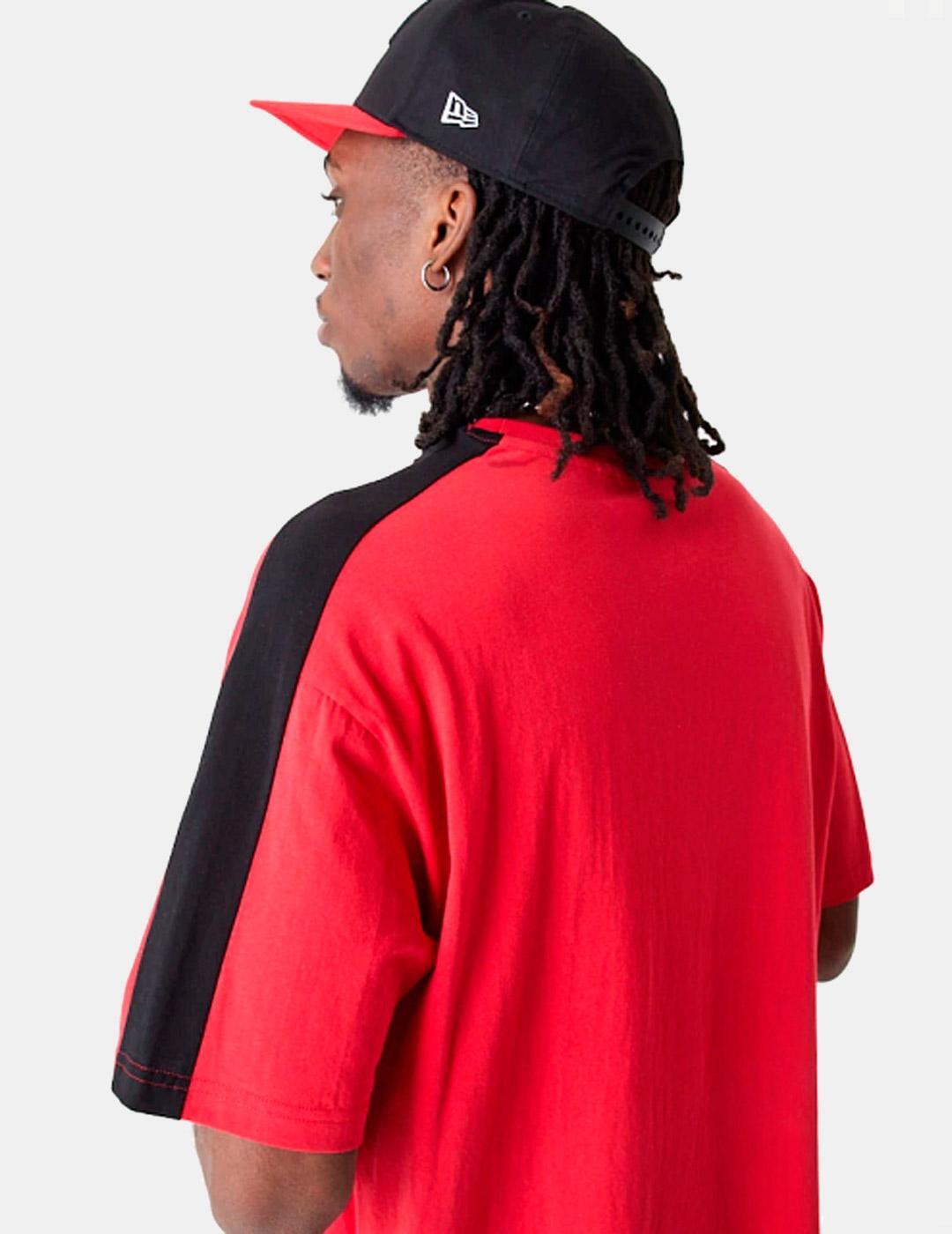 Camisetas para Hombre New era Block chicago bulls  Rojo 2/7