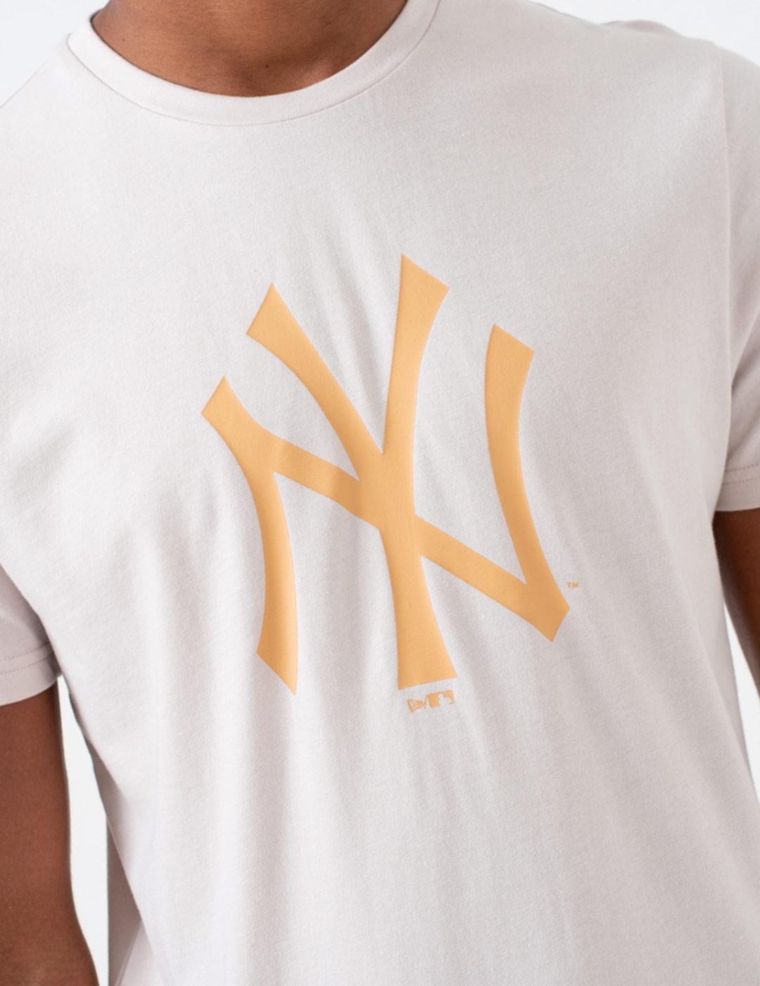 Camisetas para Hombre New era New york yankees Beige 2/6