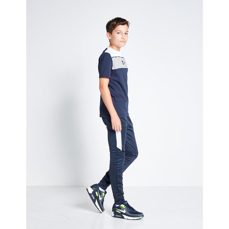 Camiseta Jr 11 COLOUR BLOCK TAPED - Navy / Steel / Wh