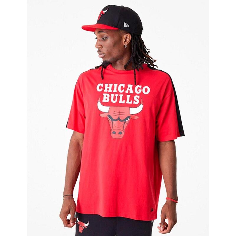 Camiseta NEW ERA COLOUR BLOCK CHICAGO BULLS - Fire Red