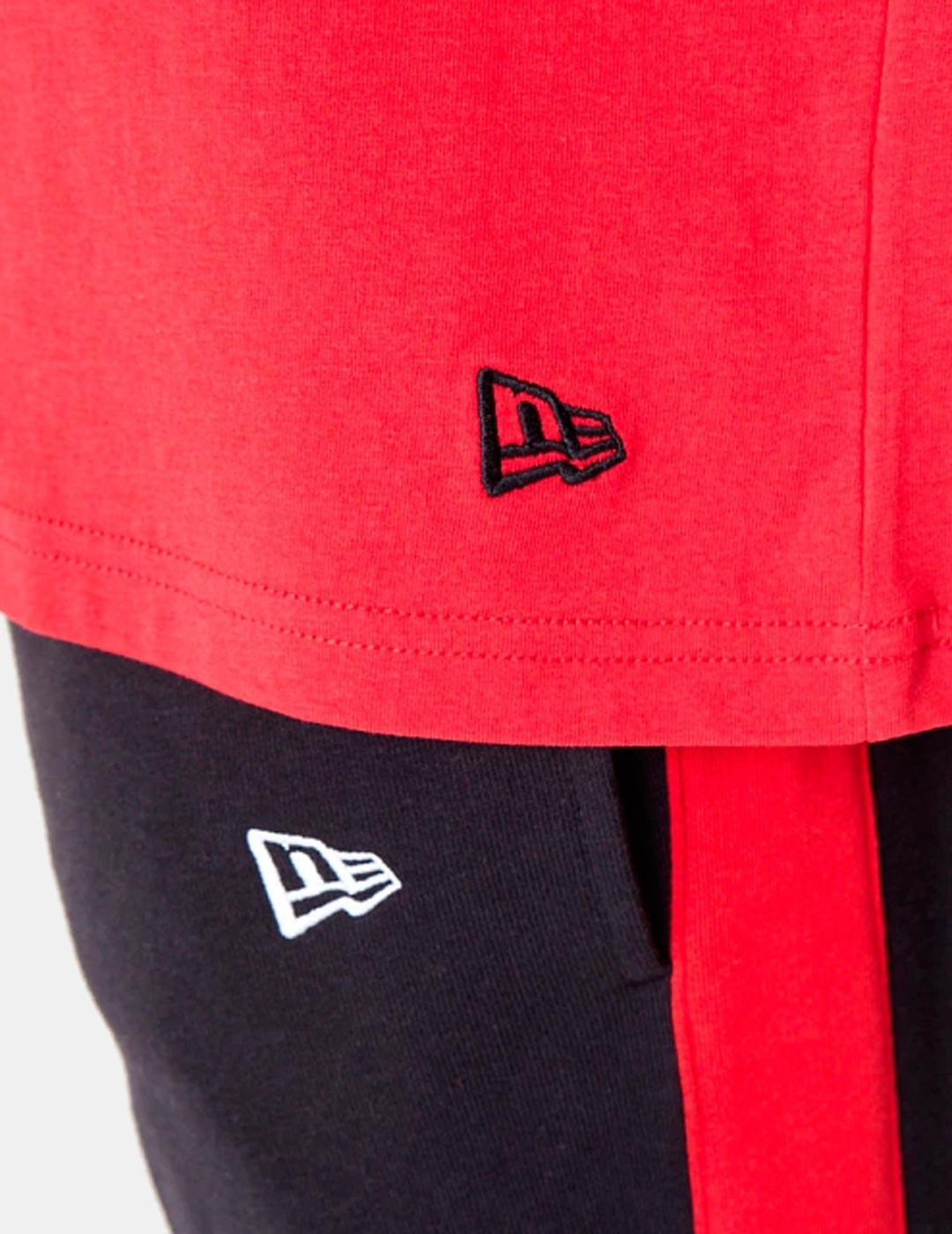 Camisetas para Hombre New era Block chicago bulls  Rojo 4/7