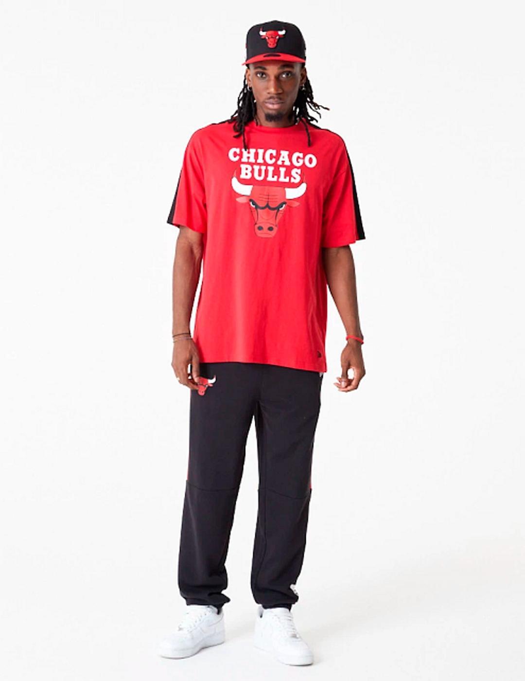Camisetas para Hombre New era Block chicago bulls  Rojo 6/7