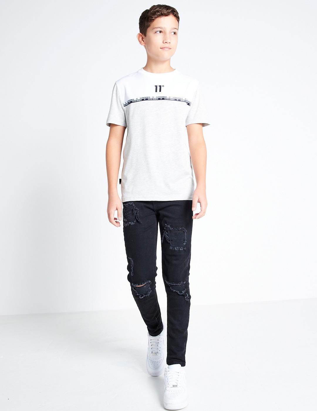 T-shirt 11 degrees modèle 11DJ3357-741 pour unisexe enfants 5/5