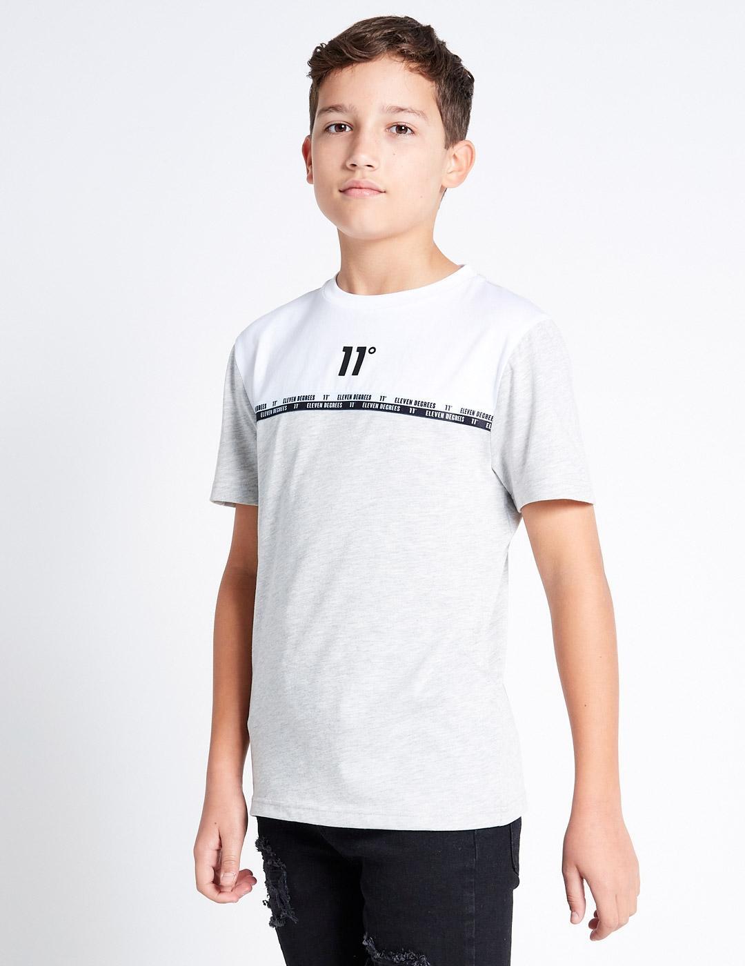 T-shirt 11 degrees modèle 11DJ3357-741 pour unisexe enfants 2/5