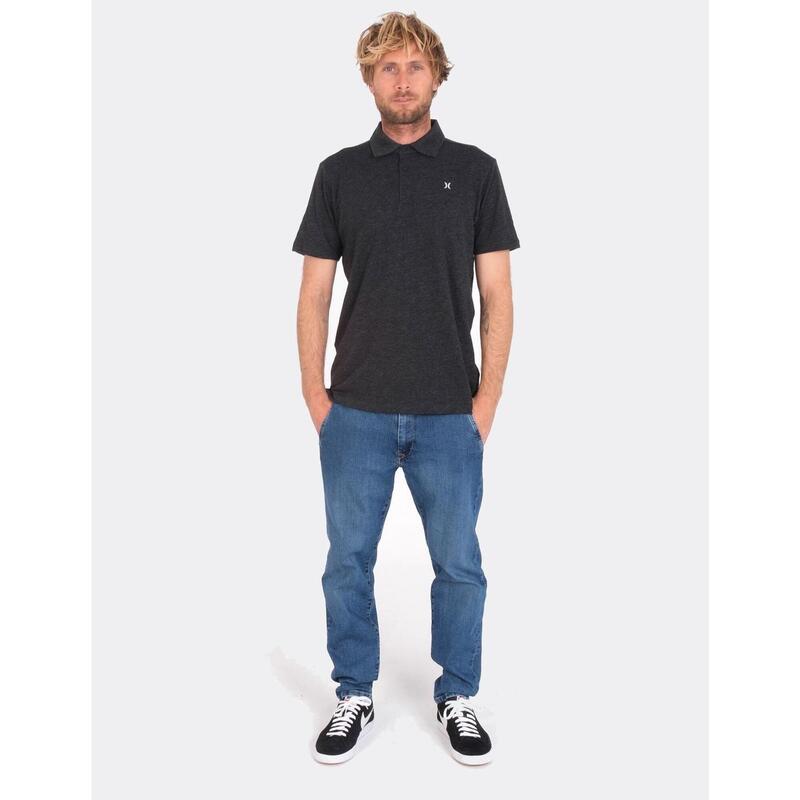 Polo Hombre Hurley Ace vista Negro