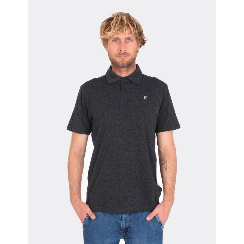 Polo Hombre Hurley Ace vista Negro