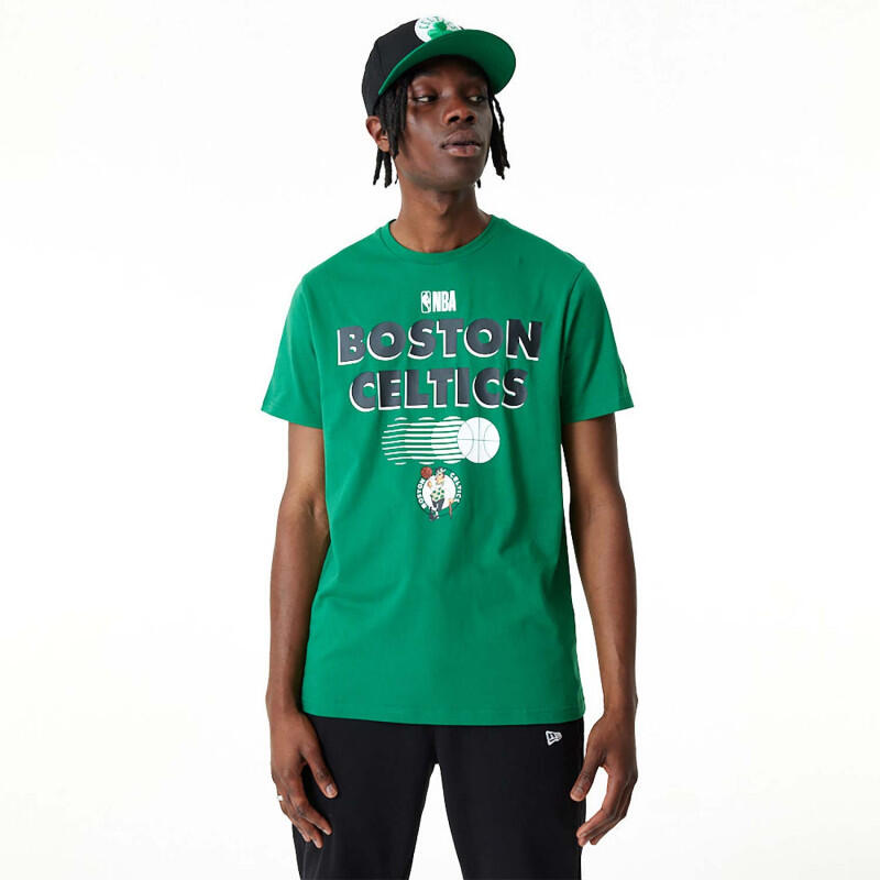 Camisetas para Hombre New era Graphic boston celtics Verde