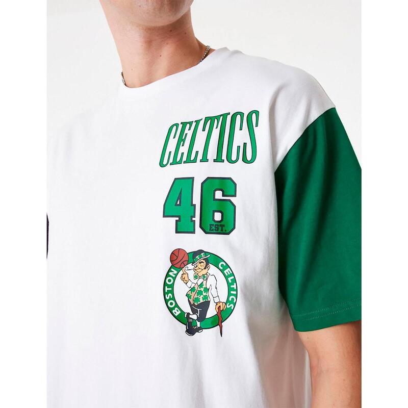 Camisetas para Hombre New era Cut sew boston celtics Blanco