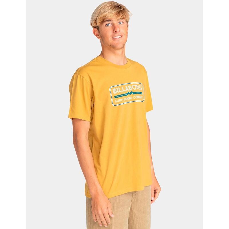 Camiseta para Hombre Billabong Trademark Amarillo