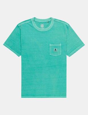 Camisetas para Hombre Element Basic pocket pigment Turquesa