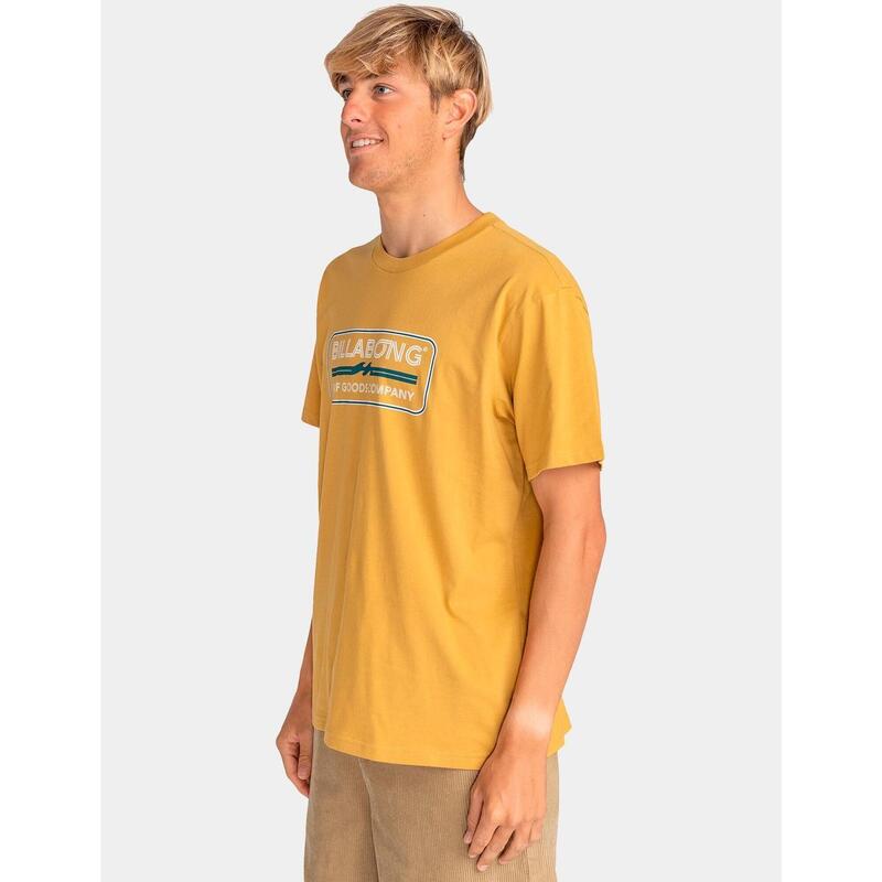 Camiseta para Hombre Billabong Trademark Amarillo