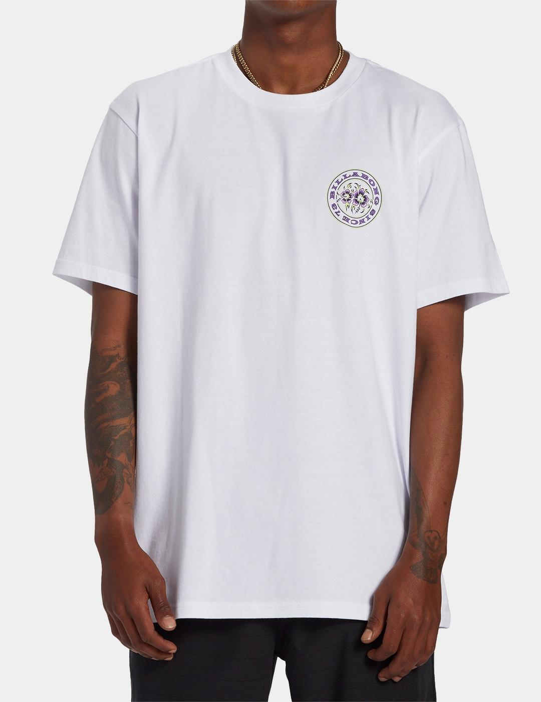 Camiseta para Hombre Billabong Bonez Blanco 3/6