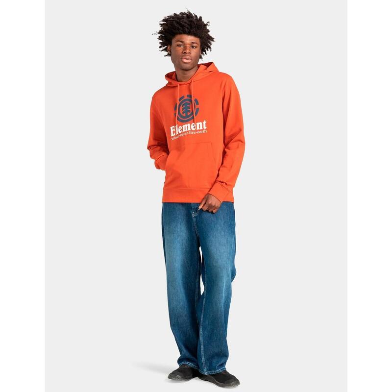 Sudadera Hombre Element Vertical Naranja