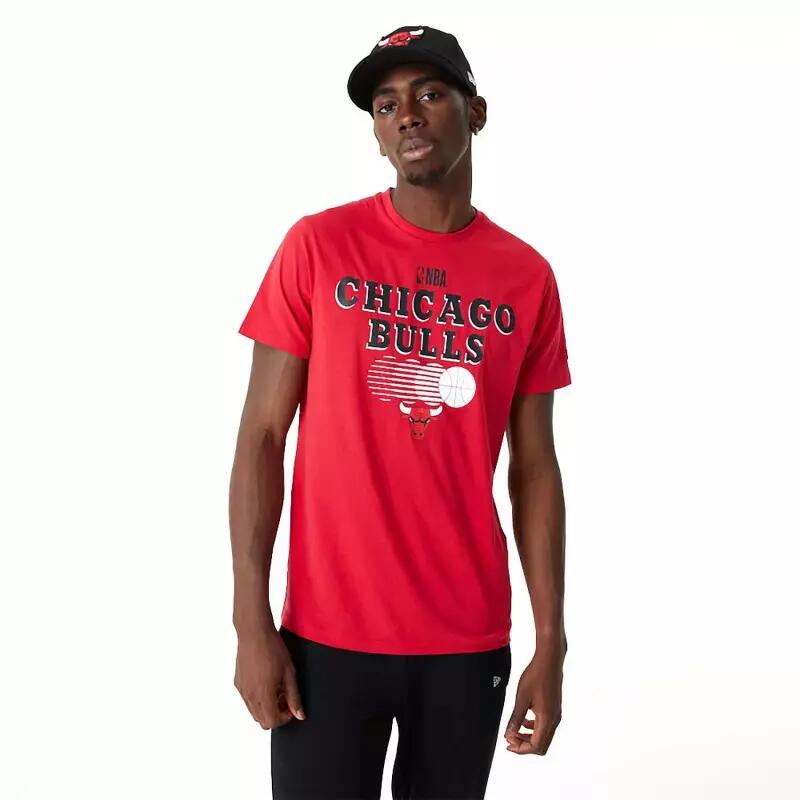 Camisetas para Hombre New era  graphic chicago bulls Rojo