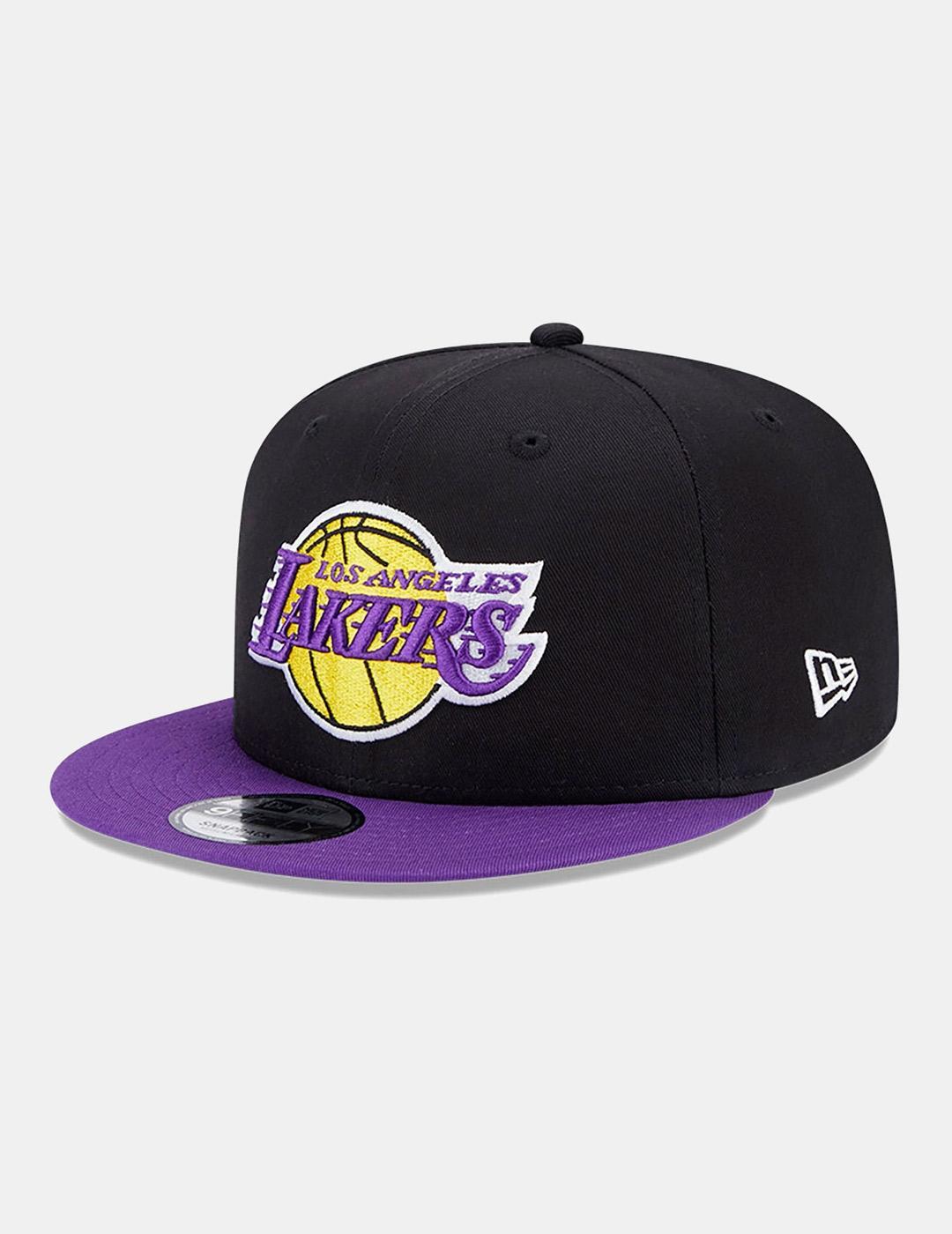 Casquettes New Era New Era 950 patch latéral contrasté Lakers Noir 2/4