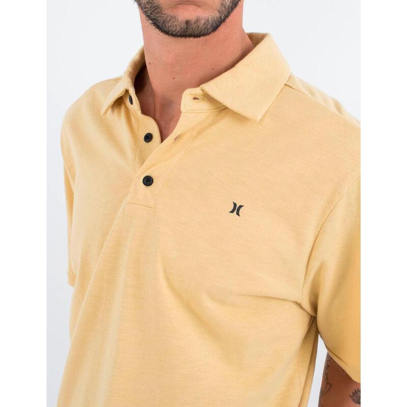 Polo Hombre Hurley H2o-dri ace slub Amarillo