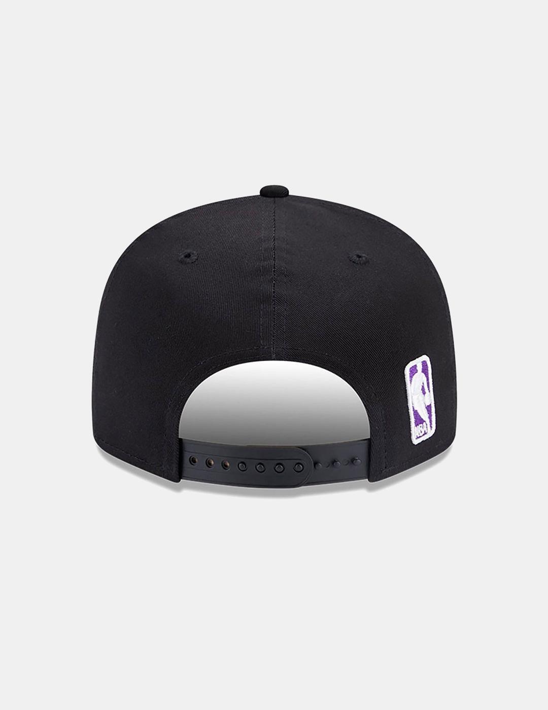 Casquettes New Era New Era 950 patch latéral contrasté Lakers Noir 3/4