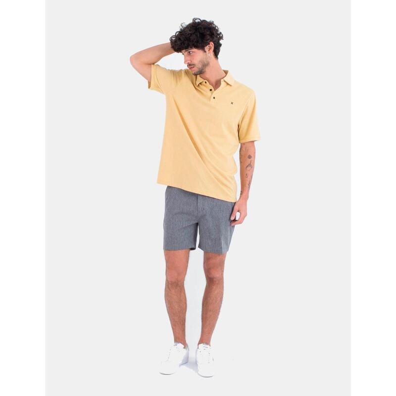 Polo Hombre Hurley H2o-dri ace slub Amarillo