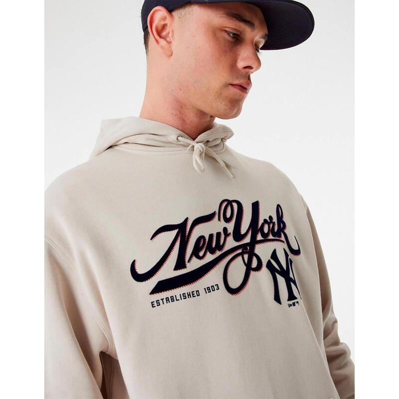 Sudadera para Hombre New era  mlb retro graphic neyyan Blanco