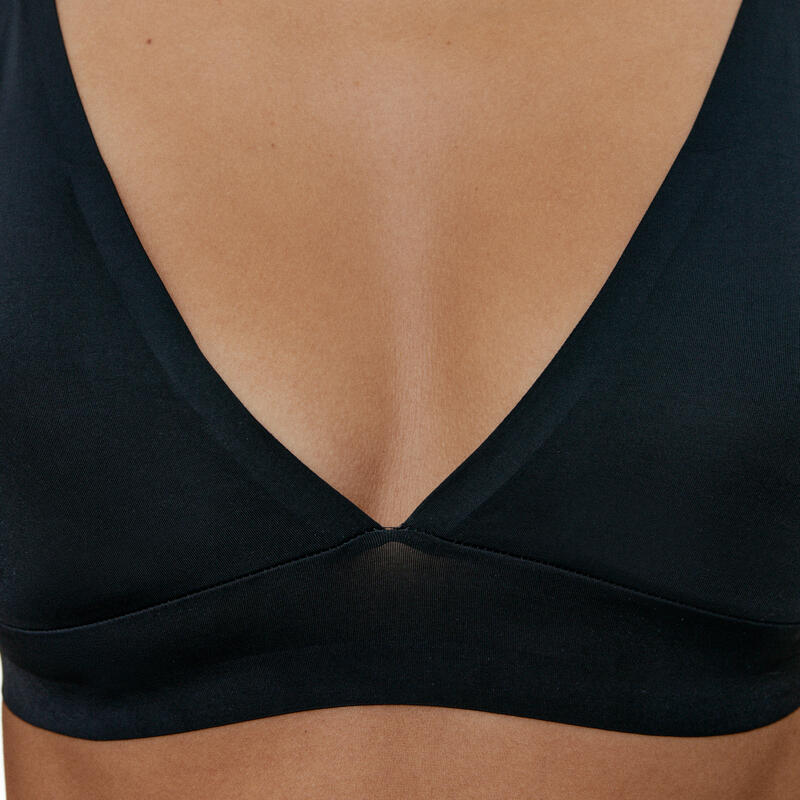 Top desportivo Soutien Eryx das mulher Black Limba Black Microfibra