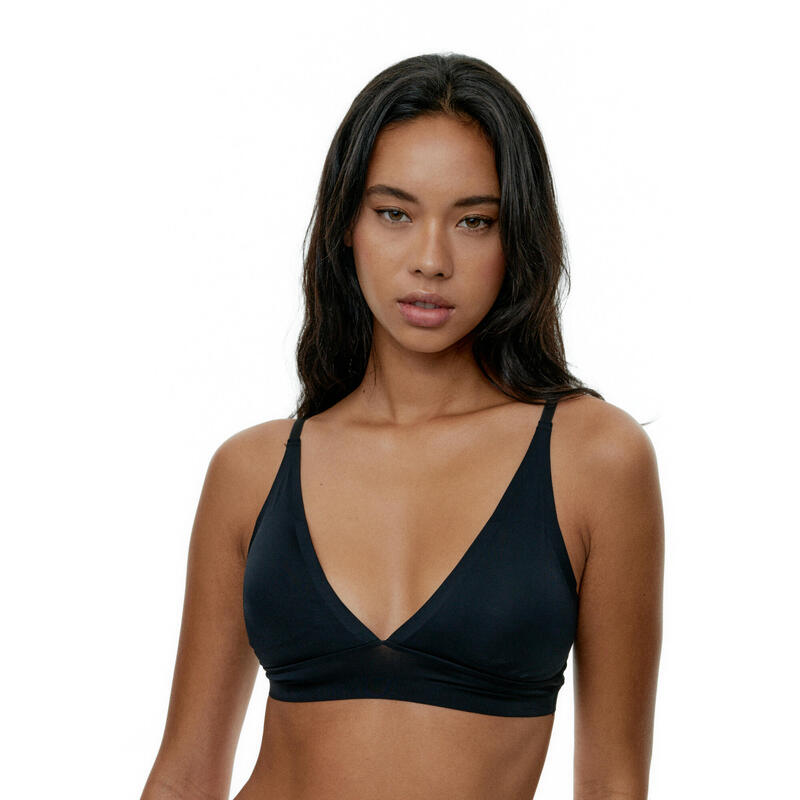 Top desportivo Soutien Eryx das mulher Black Limba Black Microfibra