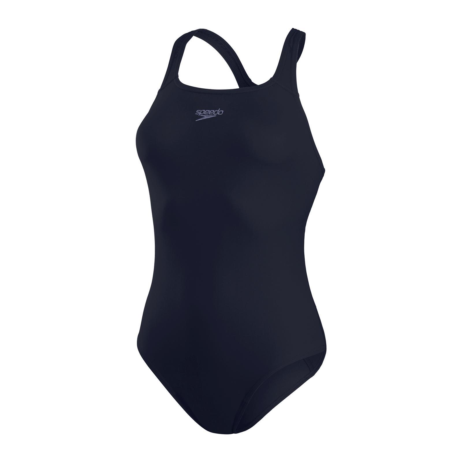 SPEEDO Womens/Ladies Medalist Endurance+ One Piece Swimsuit (Navy)