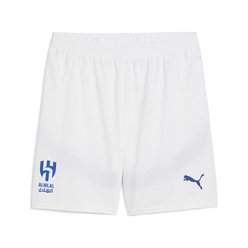 Al Hilal Saoedi F.C. 24/25 short voor heren PUMA White Blue Intense