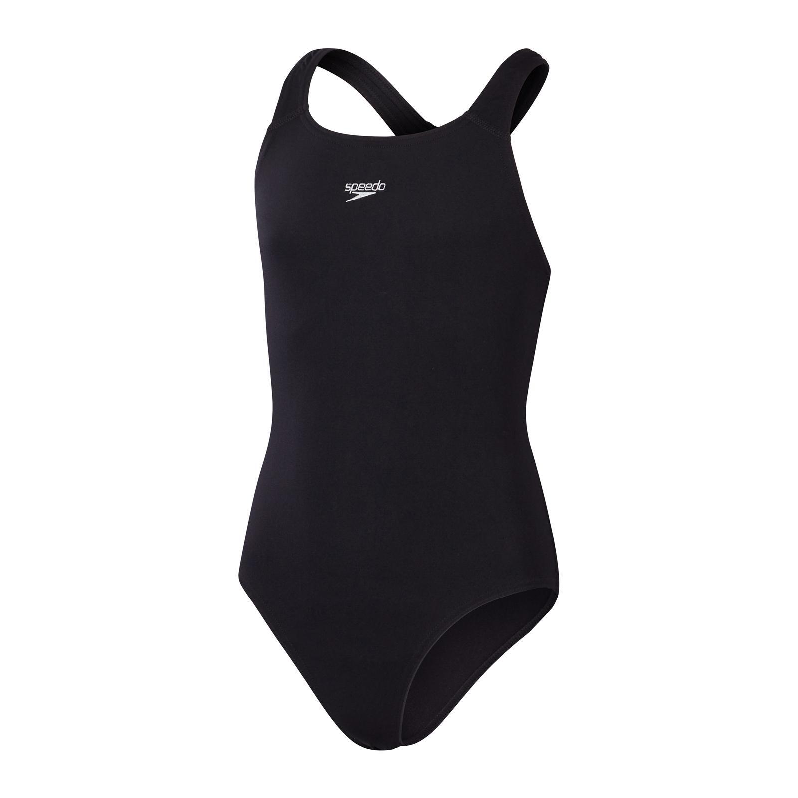 SPEEDO Womens/Ladies Medalist Endurance+ One Piece Swimsuit (Black)