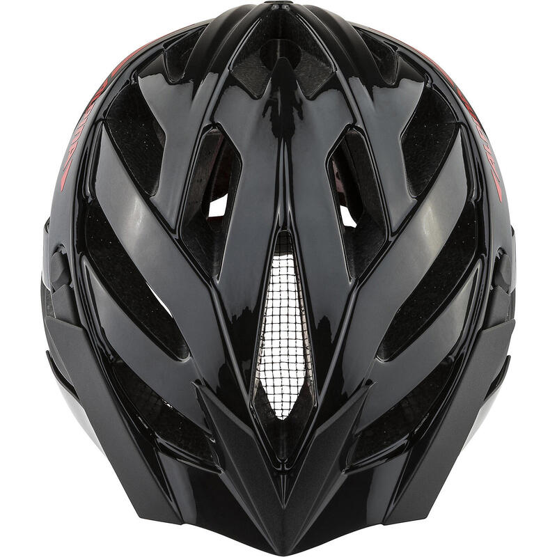 Cască ALPINA PANOMA 2.0 negru-roșu lucios 56-59 cm.