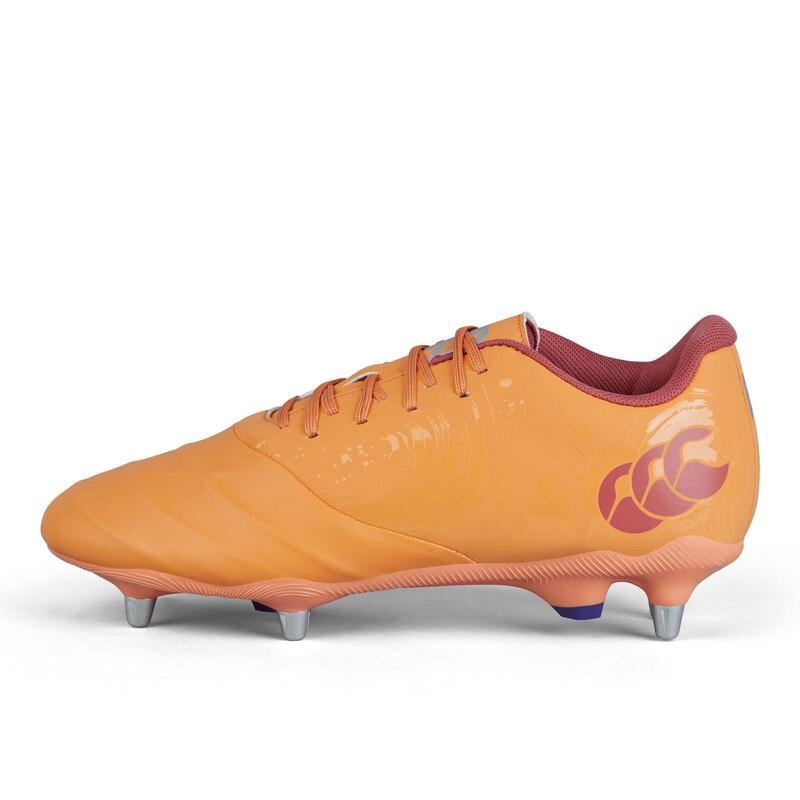 Chaussures de rugby pour terrain mou PHOENIX GENESIS PRO Adulte (Orange / Jaune)