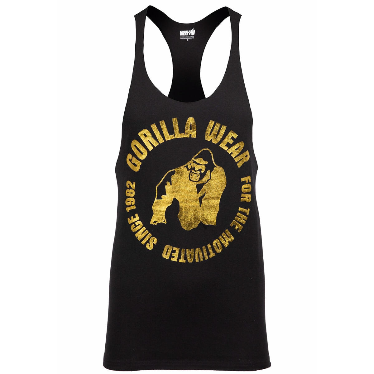 Gorilla Wear - Débardeur Gorilla Wear Melrose Stringer - Débardeur - Jaune|noir - 56 3xl - Decathlon