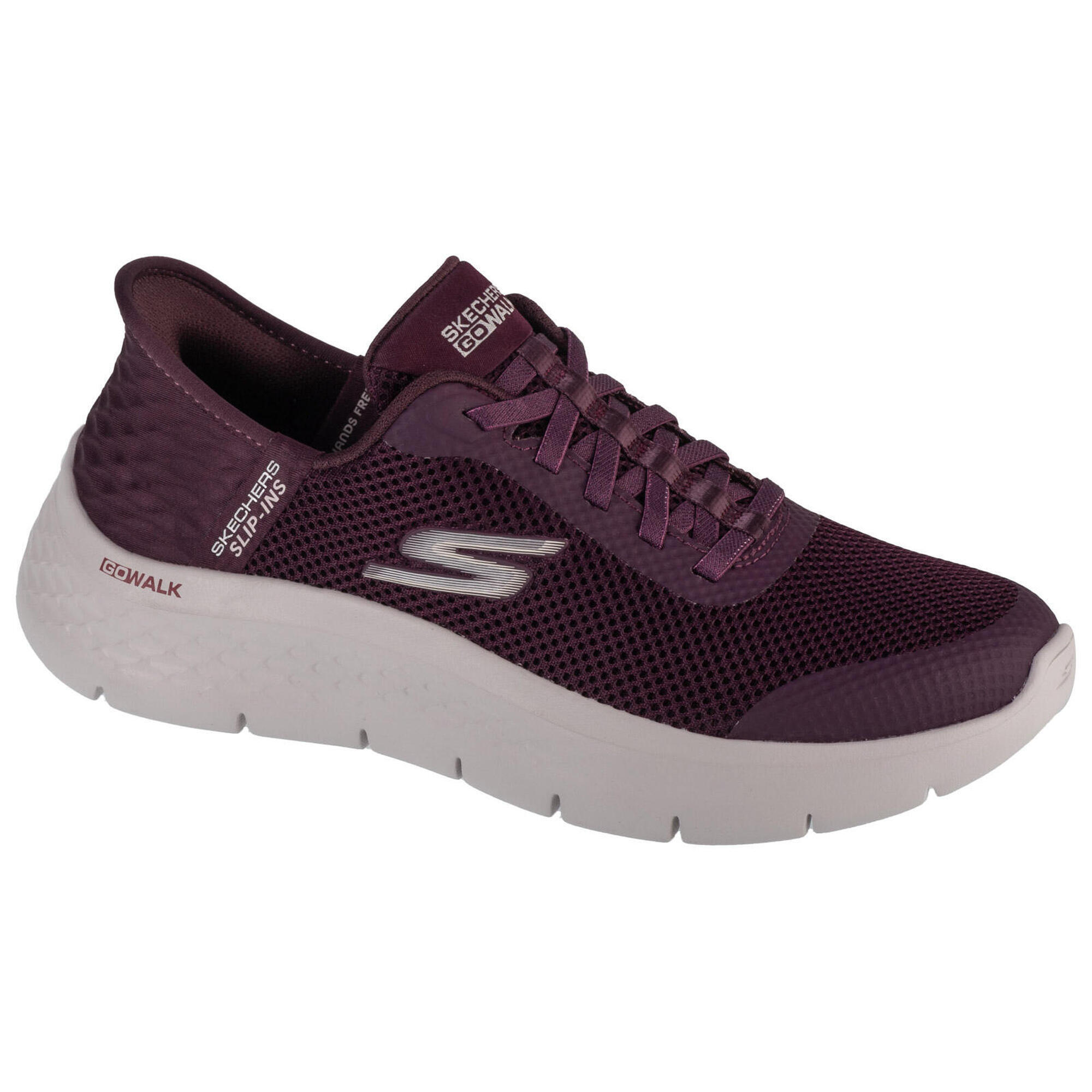 Skechers - Sneakers Pour Femmes Slip-ins: Go Walk Flex - Grand Entry - Baskets - Marron|rouge - 39 - Decathlon