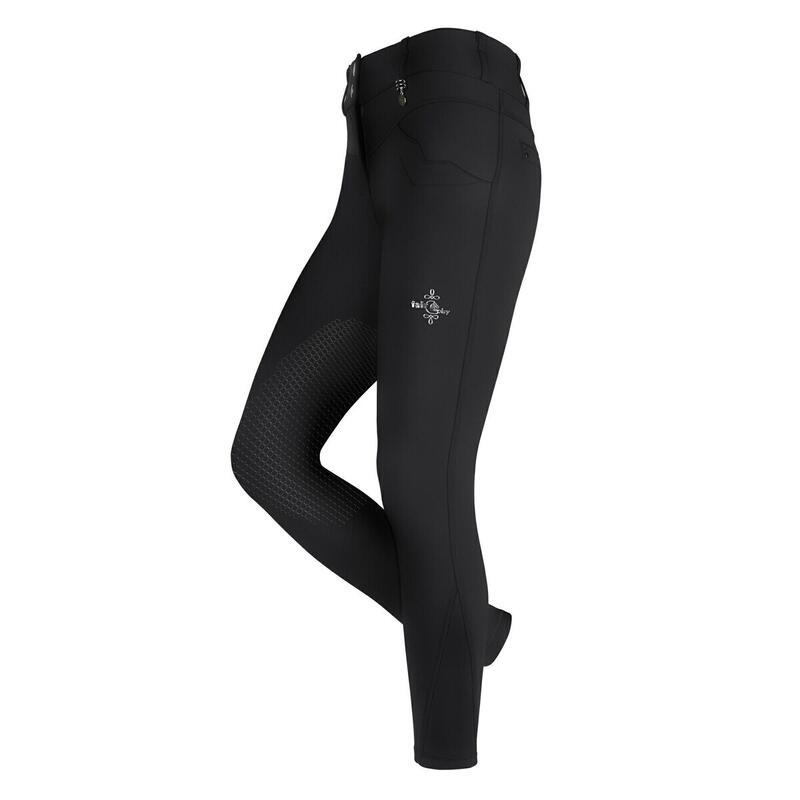 Pantalon équitation mid grip à taille haute femme Fair Play Vita Winter