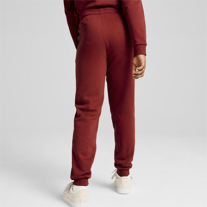 Pantalon ESS+ SCRIPT Enfant et Adolescent PUMA Intense Red Gold Foil