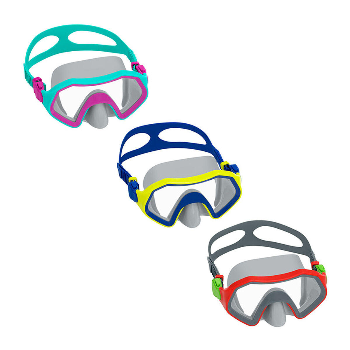 masque de plongée Bestway Junior Multicouleur 1/7