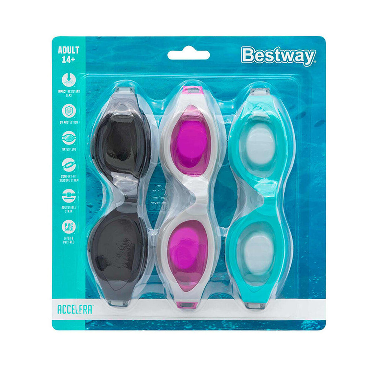 Gafas de Natación para Adultos Bestway + 14 Años 5/7