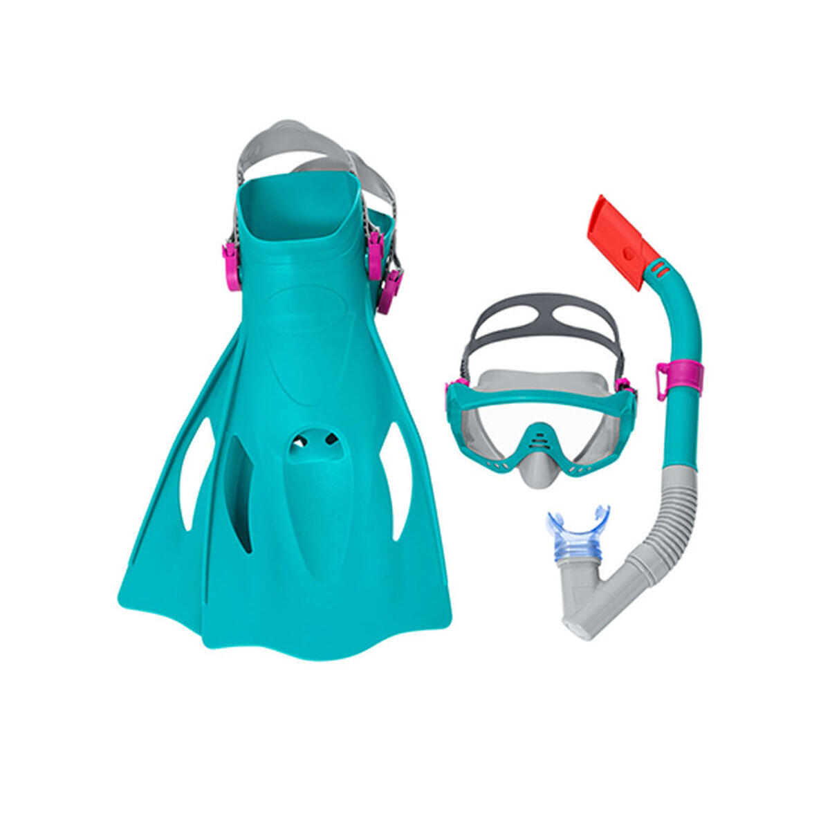 Duikbril met Snorkel en Zwemvliezen Bestway Volwassen 2/7