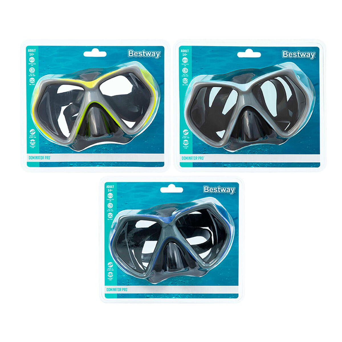 masque de plongée Bestway Multicouleur 5/7