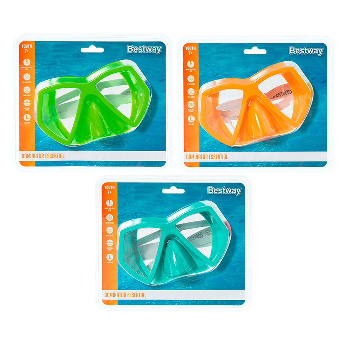 Maschera da immersione Bestway Junior Multicolore 5/7