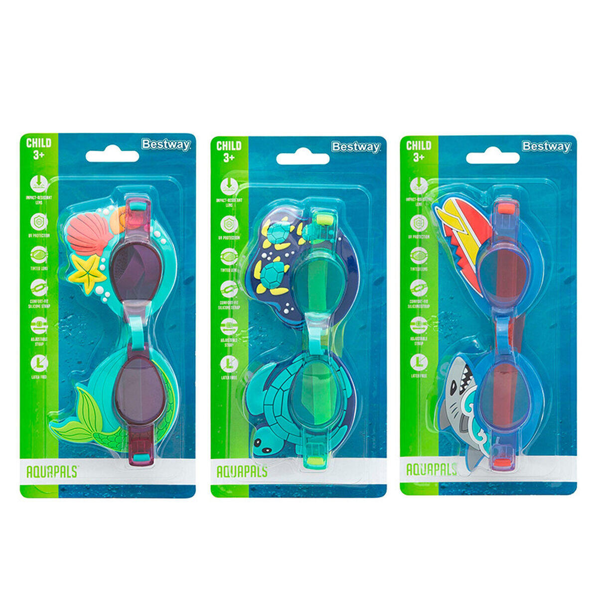 Children's Swimming Goggles Bestway + 3 years 5/7