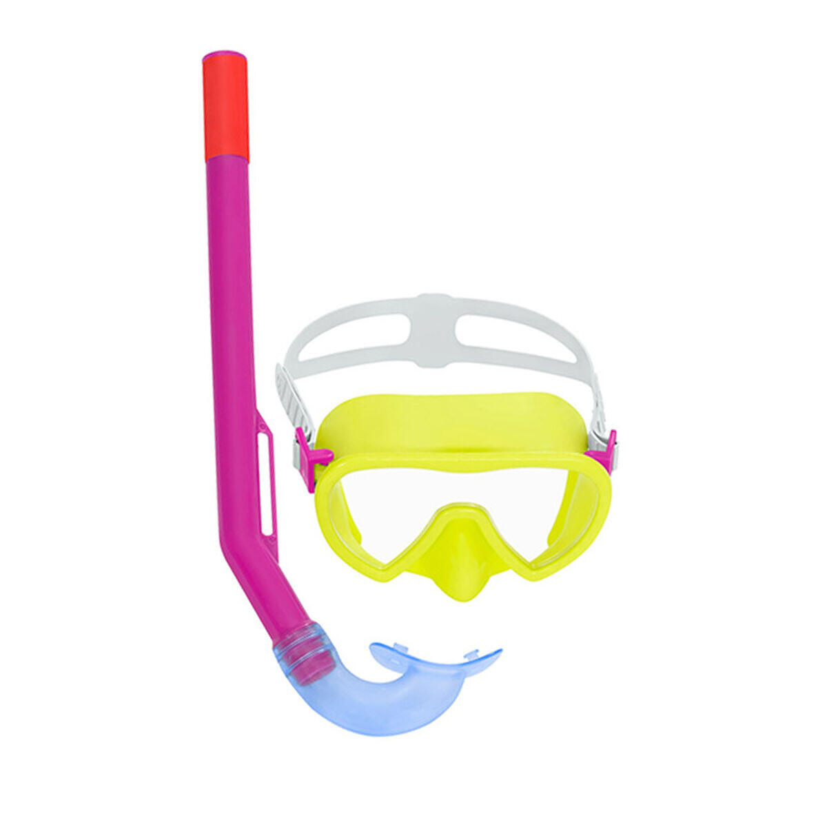 Masque de Plongée avec Tube pour Enfants Bestway Jaune 3/7