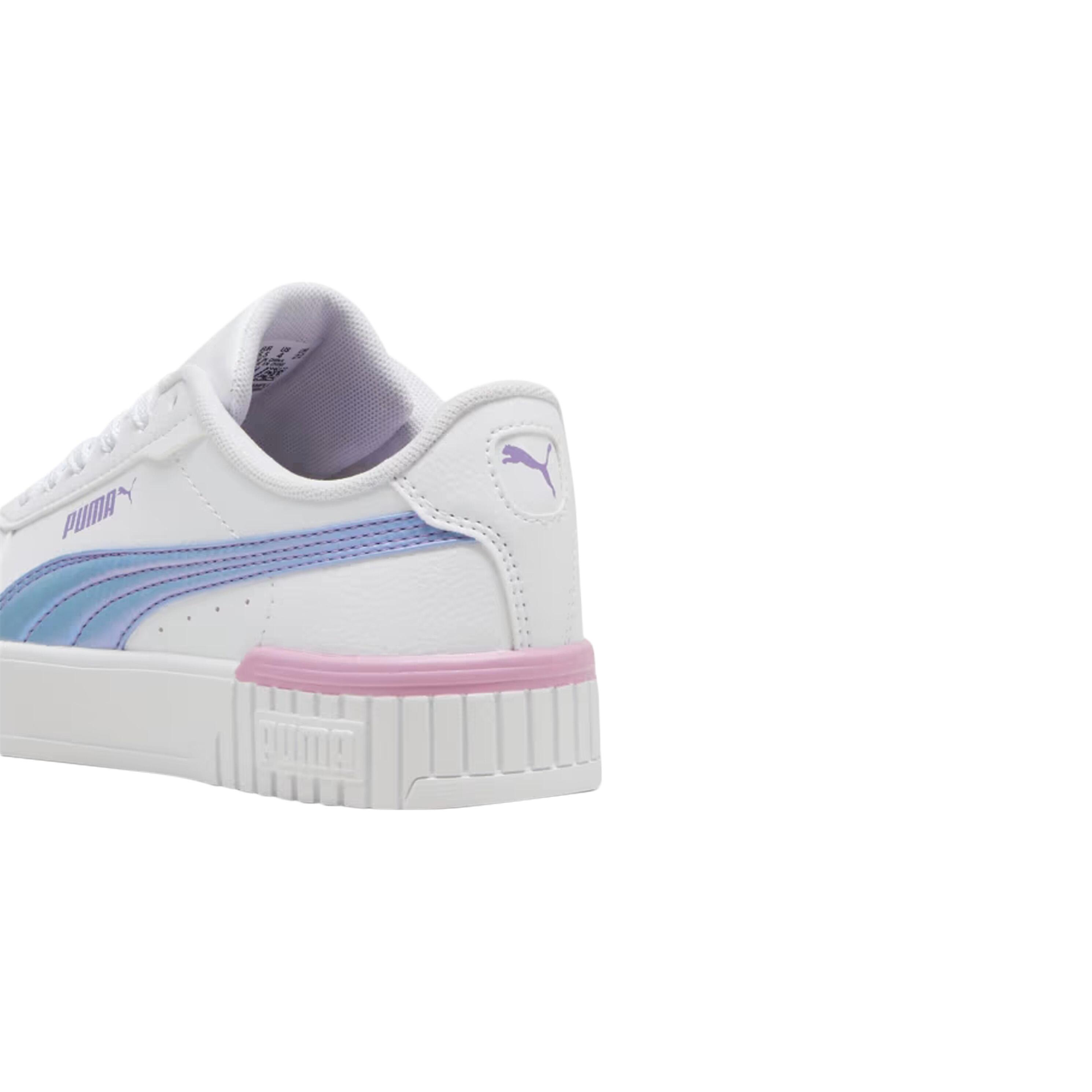 Zapatillas Deportivas de Piel Ecológica Carina 2.0 para Niños/Niñas Blanco 3/7