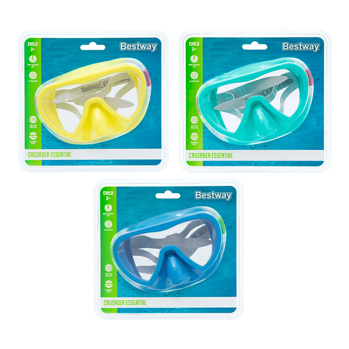 masque de plongée Bestway Multicouleur 5/7